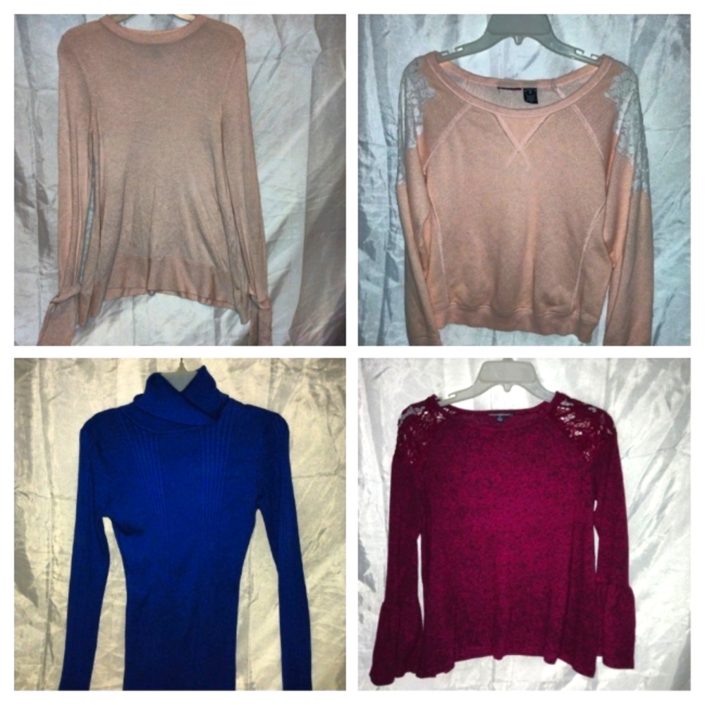 Women's/Girls 4 Sweeters Formal Blouses/Tops